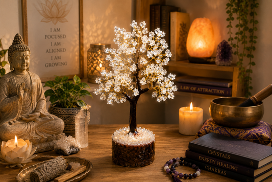 Clear Quartz Crystal Tree