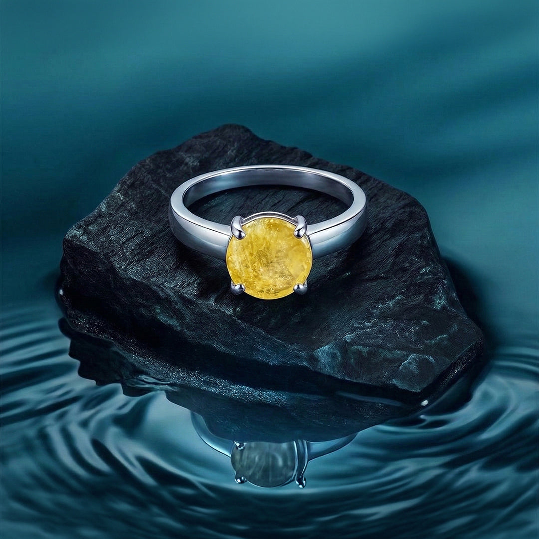 Prokraj (Yellow Sapphire) Gemstone Ring