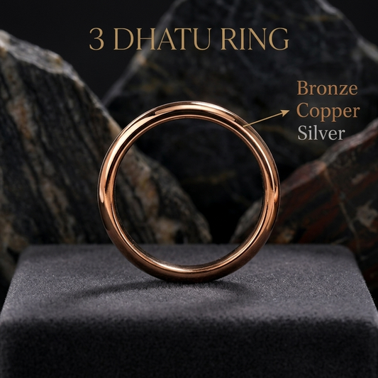 3 Dhatu Ring (Copper • Silver • Bronze)
