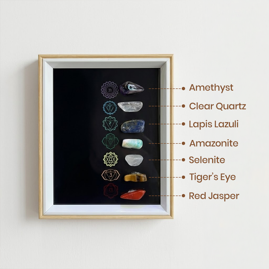 7 Chakra Healing Crystal Frame