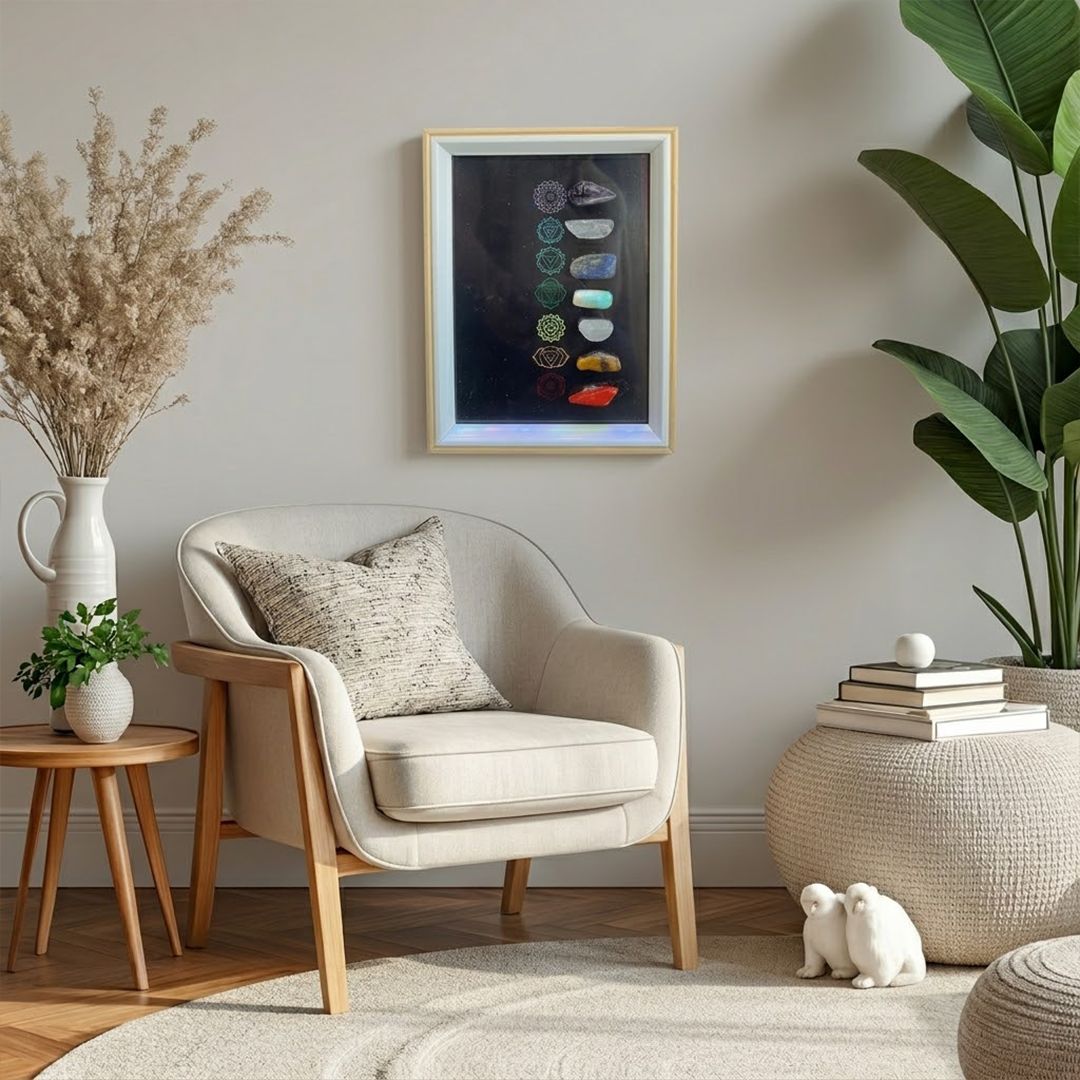 7 Chakra Healing Crystal Frame