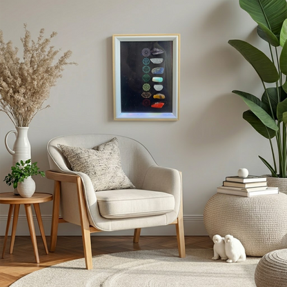 7 Chakra Healing Crystal Frame