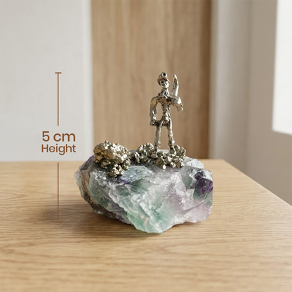 Pyrite Miner Prosperity Figurine