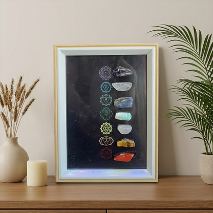 7 Chakra Healing Crystal Frame
