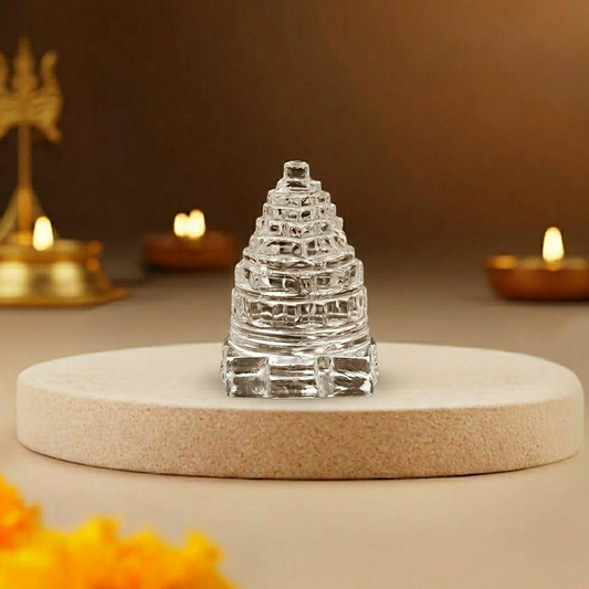 Sphatik( Clear Quartz) Shree Yantra – 20 GM