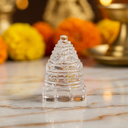 Sphatik( Clear Quartz) Shree Yantra – 20 GM