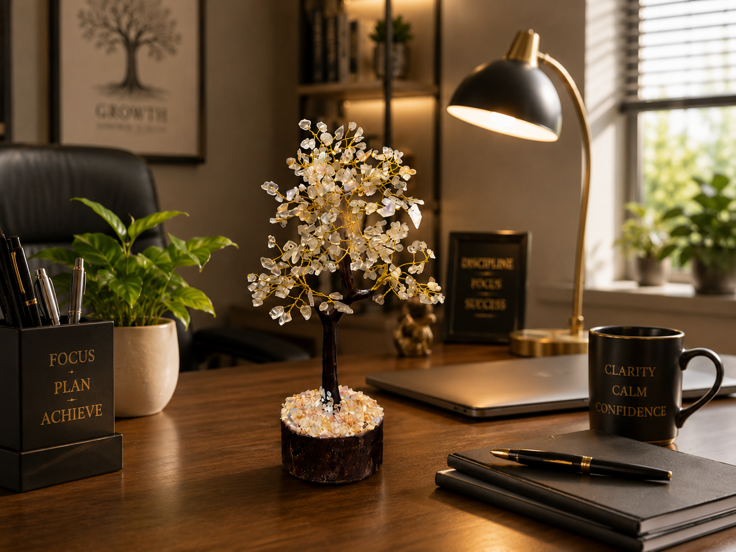 Selenite Crystal Tree