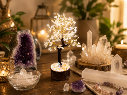 Selenite Crystal Tree