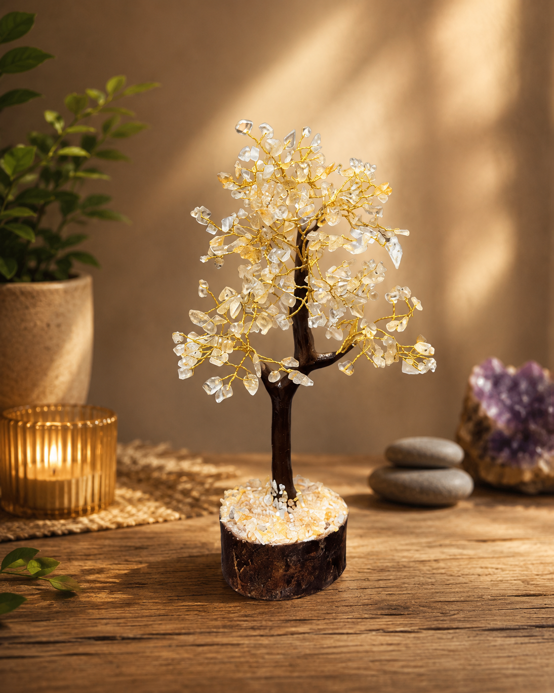 Citrine Crystal Tree