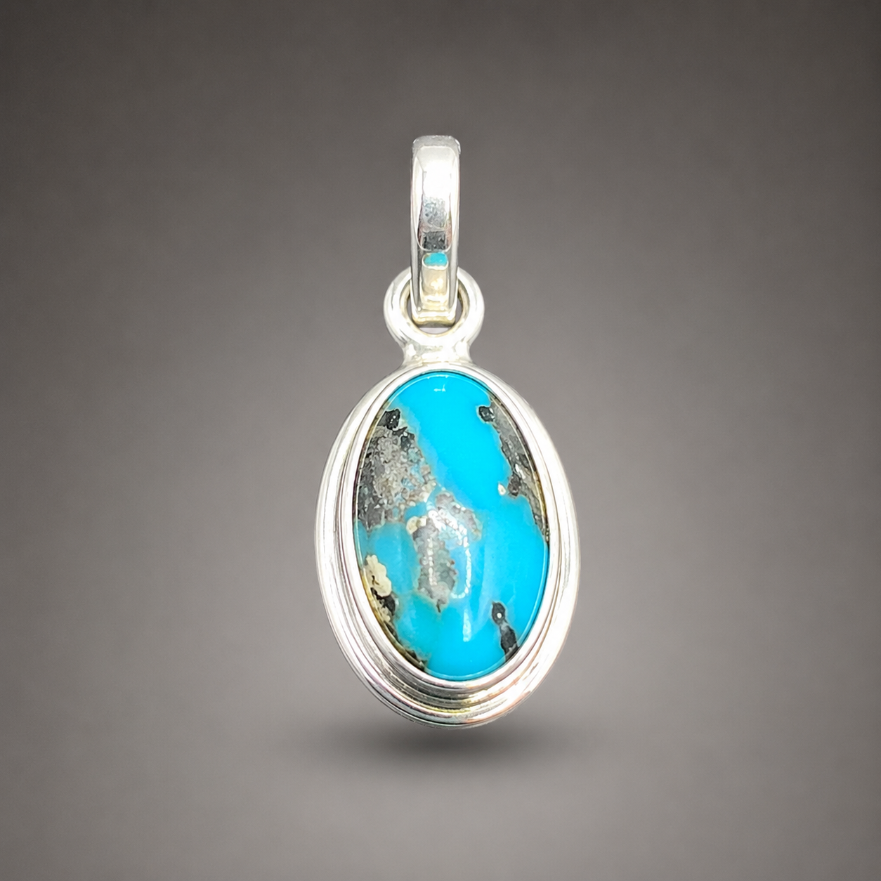 Firoza (Turquoise) Pendant – 925 Sterling Silver