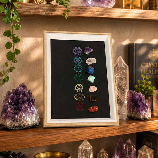 7 Chakra Healing Crystal Frame