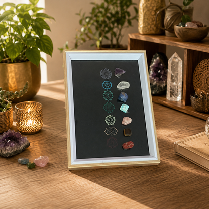 7 Chakra Healing Crystal Frame