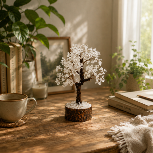 Selenite Crystal Tree