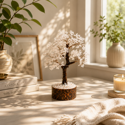 Selenite Crystal Tree