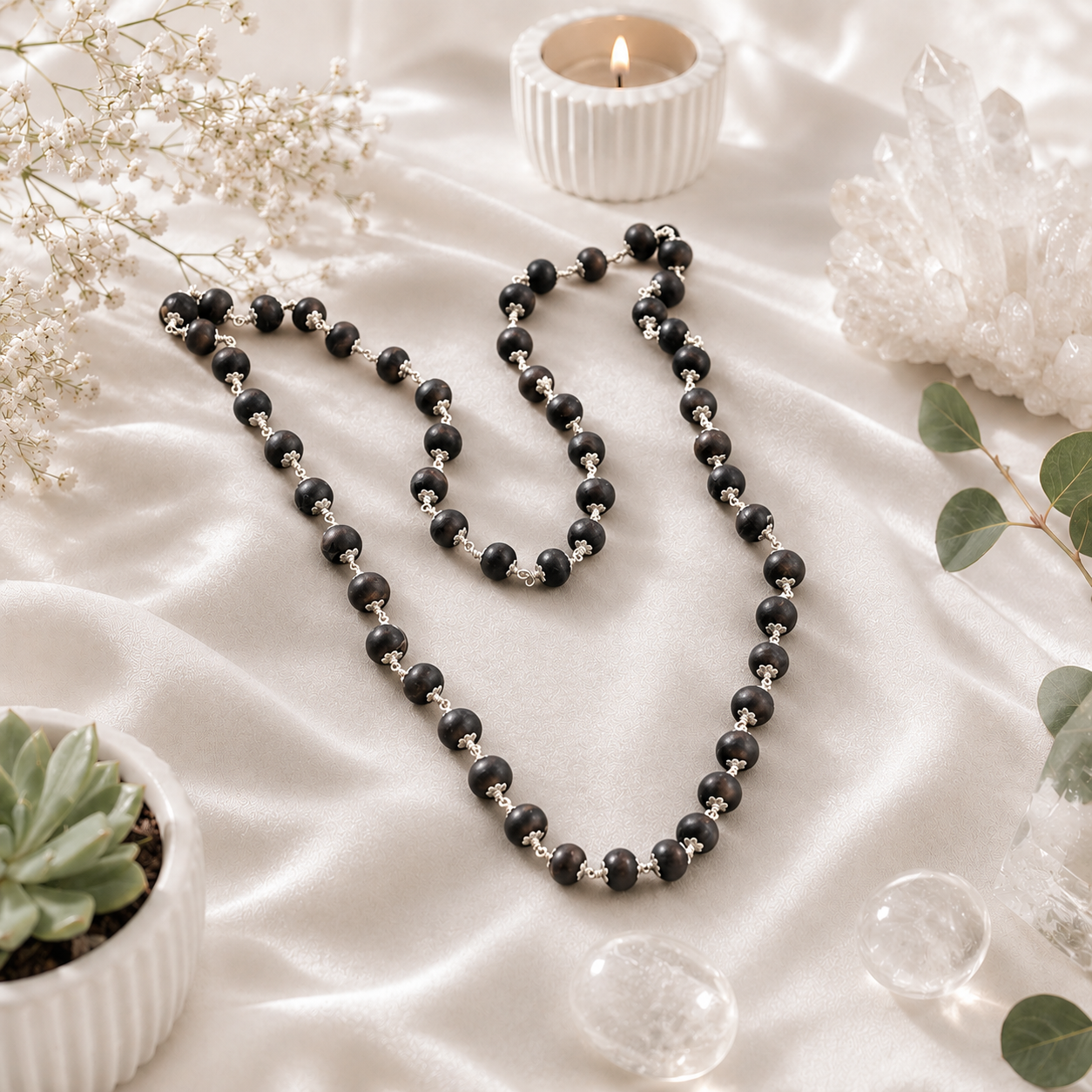 Karungali Mala (Sacred Ebony Wood Beads)