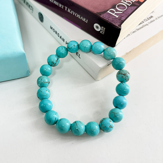 Firoza Bracelet (Natural Turquoise Stone)
