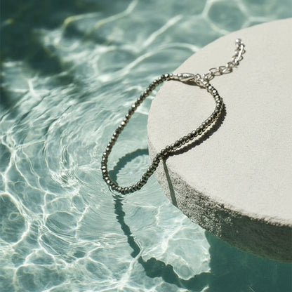 Pyrite Anklet (Adjustable Fit)
