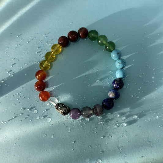 7 Chakra Healing Bracelet (Natural Gemstones)