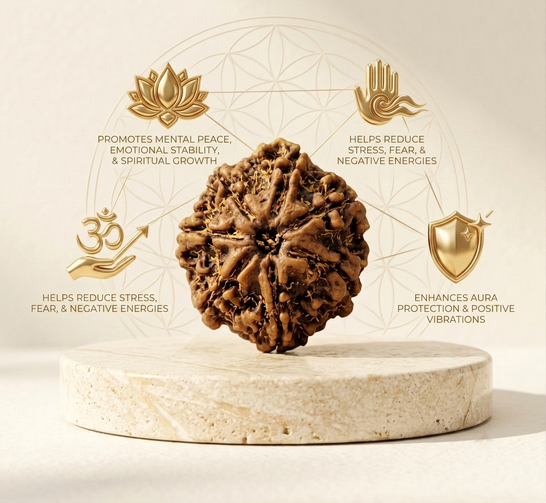 7 Mukhi Rudraksha (Original & Natural)