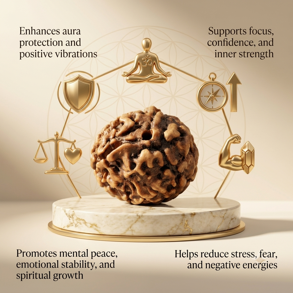 3 Mukhi Rudraksha (Original & Natural)