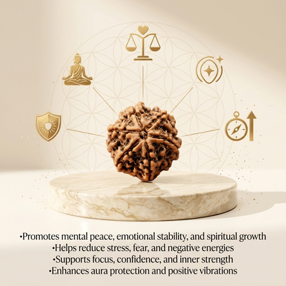 6 Mukhi Rudraksha (Original & Natural)